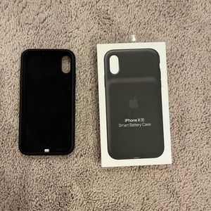 iPhone XR black battery case